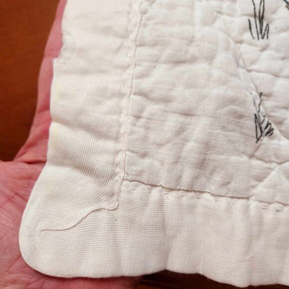 Vintage Old Woman Who Lived in a Shoe Quilt Baby Nursery Rhyme Blanket Decor - Picture 8 of 13